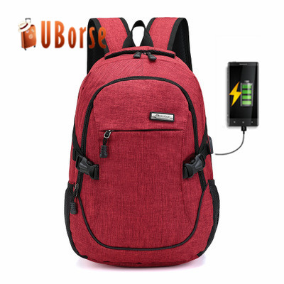 High Quality USB School Laptop Backpack Bag Custom Smart Mochilas Men Bags Computer For Travel