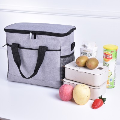 17L Thermal Insulated Cooler Lunch Bag Premium Meal Management Bag Portable Meal Prep Bag