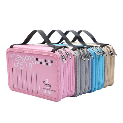 Multi Functional Travel School Organizer Pencil Case Bag For Girls