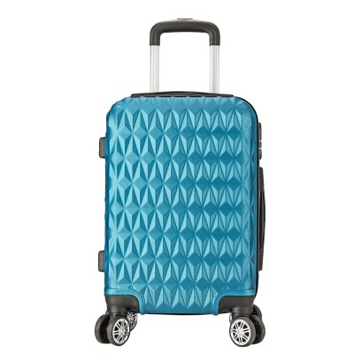 Manufacture Price Kid's Printed Luggage Upright Draw-bar Box Travelling Bag ABS PC Luggage Trolley Bags