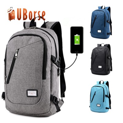 Fashion Black Men Waterproof Travel Rucksack Backpack Schoolbag Custom USB Charging Laptop Backpack