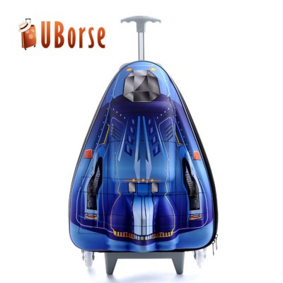 New 3D EVA airplane kids luggage trolley suitcase rolling kids school bag children luggage