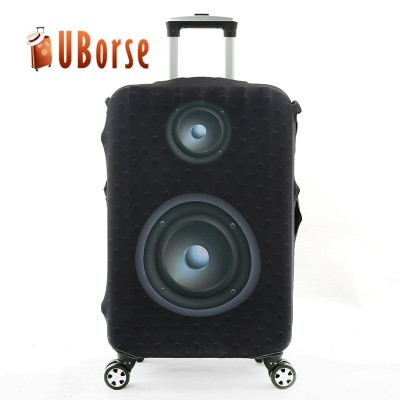 Travel waterproof suitcase protector elastic polyester spandex custom luggage cover