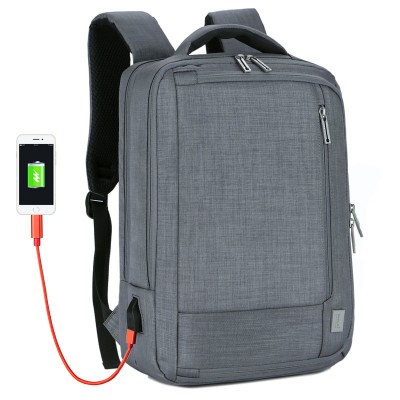 Big Capacity USB Port Laptop Bag Waterproof Business Travel Bag Anti-Thief Backpack For Men